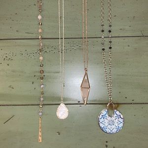 Long pendant necklaces